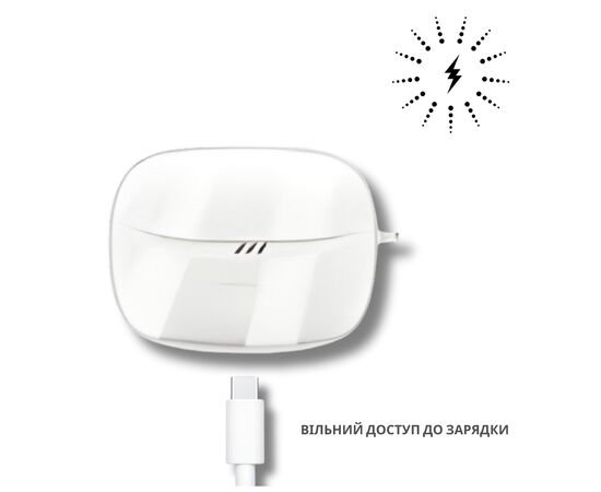 Чохол для навушників BeCover для JBL Tune Beam 2 Transparent (714826), зображення 3