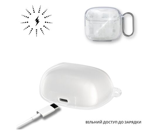 Чохол для навушників BeCover для JBL Tune Flex 2 Transparent (714829), зображення 4