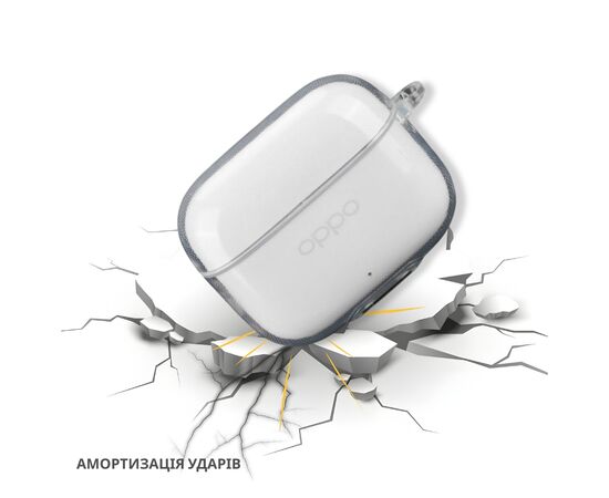 Чохол для навушників BeCover для OPPO Enco Buds 3 Pro Transparent (714838), зображення 2