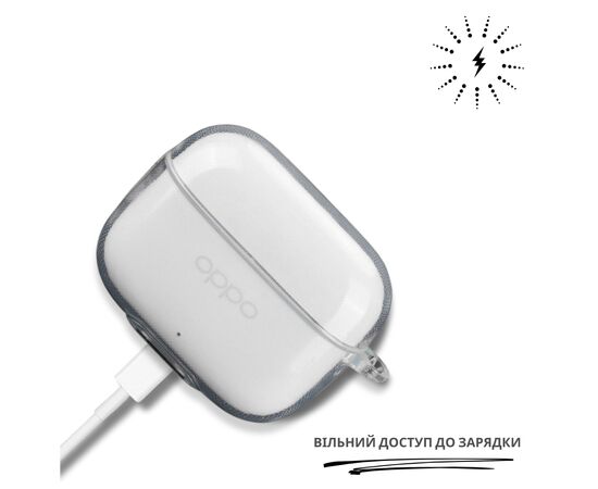 Чохол для навушників BeCover для OPPO Enco Buds 3 Pro Transparent (714838), зображення 3
