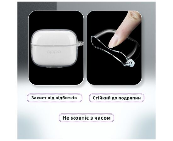 Чохол для навушників BeCover для OPPO Enco Buds 3 Pro Transparent (714838), зображення 4