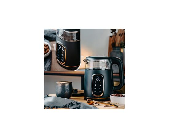 Электрочайник Adler AD 1305 black gold, изображение 10