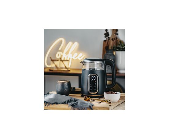 Электрочайник Adler AD 1305 black gold, изображение 11