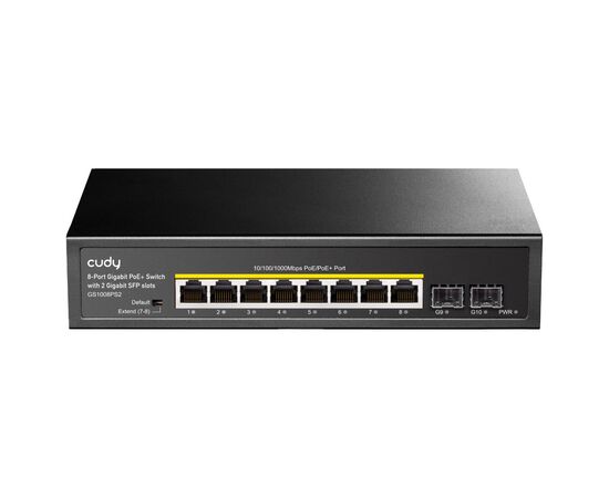 Комутатор мережевий Cudy GS1008PS2, зображення 2
