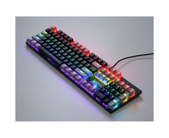 Клавіатура Vinga KBGM-090 LED Blue Switch USB Grey/Black (KBGM-090BL Grey/Black), зображення 2