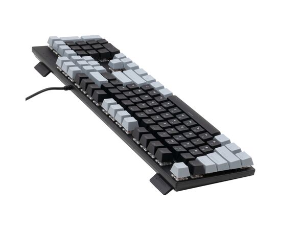 Клавіатура Vinga KBGM-090 LED Blue Switch USB Grey/Black (KBGM-090BL Grey/Black), зображення 4