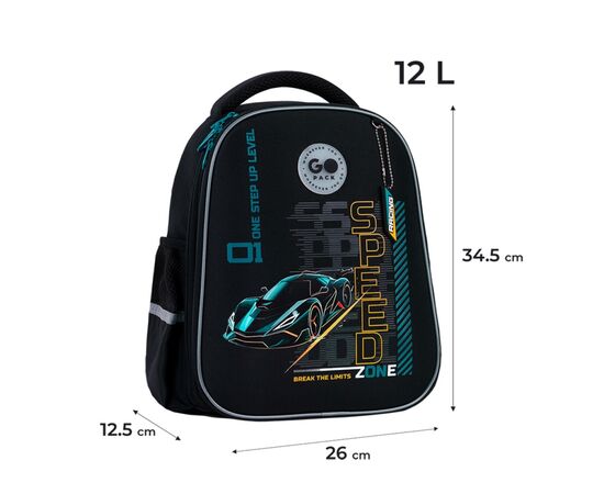 Рюкзак шкільний GoPack Education 165S Speed Zone (GO26-165S-5), зображення 12