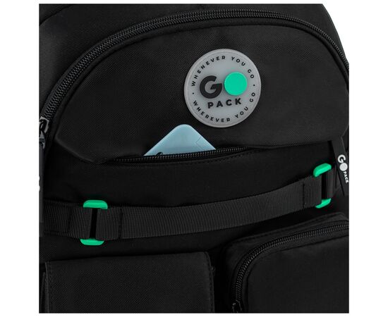 Рюкзак школьный GoPack Education 183 чорний (GO26-183M-3), изображение 9