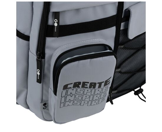 Рюкзак школьный GoPack Education Teens 184 сірий (GO26-184L-2), изображение 9