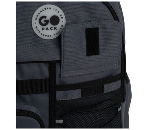 Рюкзак шкільний GoPack Education Teens 184 темно-сірий (GO26-184L-4), зображення 10