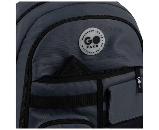 Рюкзак шкільний GoPack Education Teens 184 темно-сірий (GO26-184L-4), зображення 8