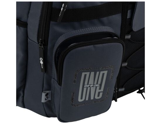 Рюкзак шкільний GoPack Education Teens 184 темно-сірий (GO26-184L-4), зображення 9