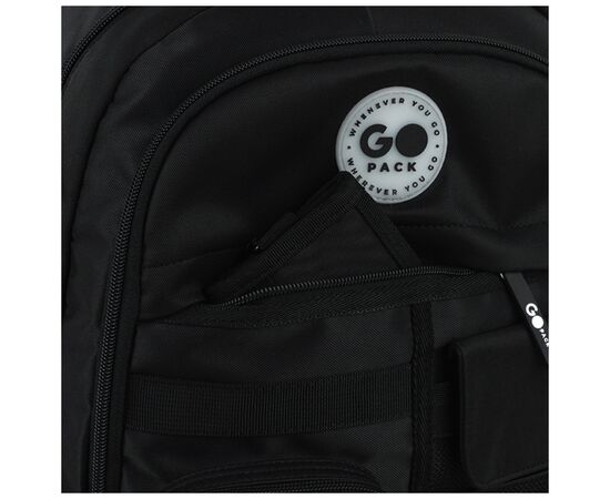 Рюкзак шкільний GoPack Education Teens 184 чорний (GO26-184L-3), зображення 8