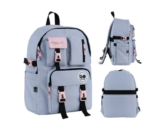 Рюкзак школьный GoPack Education Teens 2500L сірий (GO26-2500L-1)