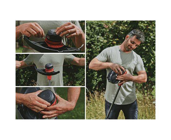 Триммер садовый Skil аккумуляторный бесщеточный, 0250 AB, Li-Ion 20V (Без АКБ и ЗУ) (GT1E0250AB), изображение 3