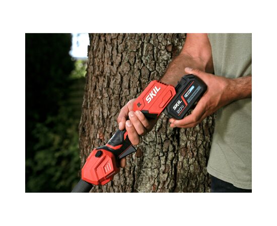 Триммер садовый Skil аккумуляторный бесщеточный, 0250 AB, Li-Ion 20V (Без АКБ и ЗУ) (GT1E0250AB), изображение 7