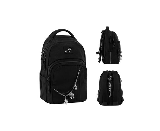Рюкзак школьный Kite Education teens 2578M Black&Charm (K26-2578M-1)