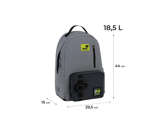 Рюкзак школьный Kite Education teens 949L No One Cares (K26-949L-2), изображение 12