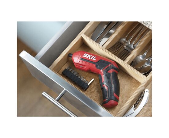 Отвертка аккумуляторная Skil 2710 GA Li-Ion 3,6V, кейс (SD1E2710GA), изображение 9