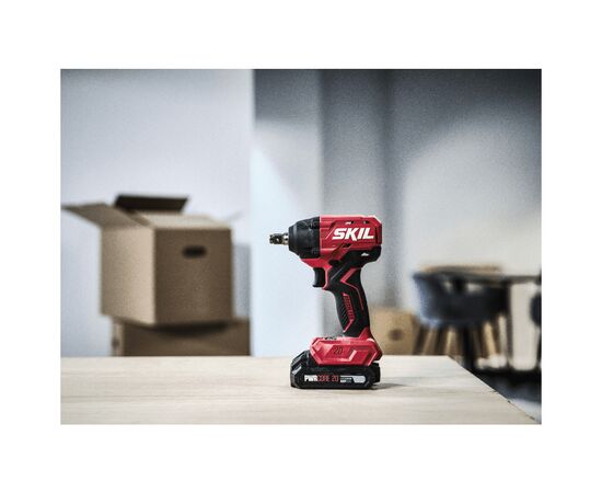 Гайковерт Skil 3241 CA Li-Ion 20V, акумуляторний безщітковий ударний (без АКБ та ЗП) (SD1E3241CA), зображення 2