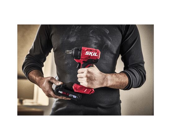 Гайковерт Skil 3241 CA Li-Ion 20V, акумуляторний безщітковий ударний (без АКБ та ЗП) (SD1E3241CA), зображення 5