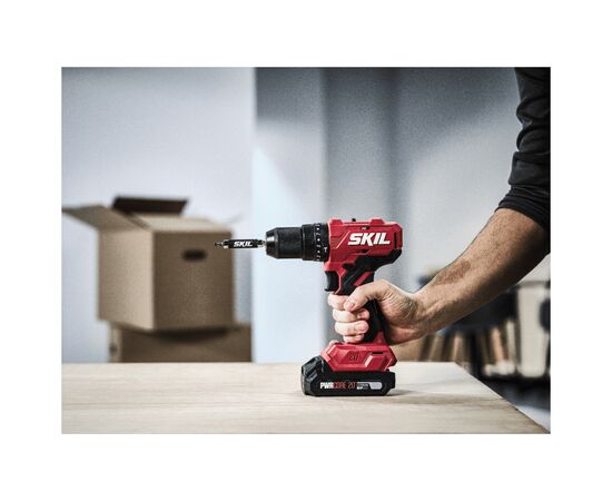 Шуруповерт Skil 3021 CA Li-Ion 20V, безщеточный ударный (Без АКБ и ЗУ) (CD1E3021CA), изображение 2