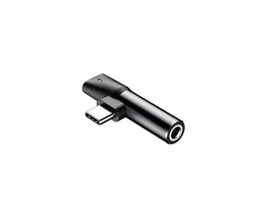 Переходник USB-C M to USB-C F + 3.5mm F black Baseus (CATL41-01)