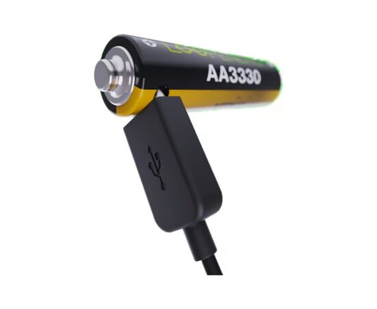 Аккумулятор Verico AA USB Type-C 2220mAh/3330mWh-1.5V Li-ion 4шт./уп. (Loop Energy PRO) (1UDBT-A6WEAC-NN), изображение 4