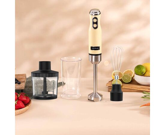 Блендер Cecotec Power Retro 1200MAX Cream&Crush Yellow (CCTC-03941), изображение 5