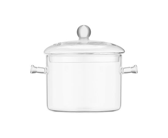 Кастрюля Ardesto Black Mars 2л, боросилікатне скло (AR0720GB), изображение 2