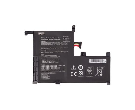 Акумулятор до ноутбука ASUS Zenbook Flip UX561 (C31N1703) 11.4V 4150mAh PowerPlant (NB432349)