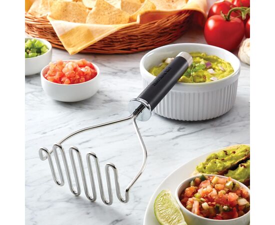 Картофелемялка KitchenAid Classic 26 см чорний (KHH008OHOBEG), изображение 3