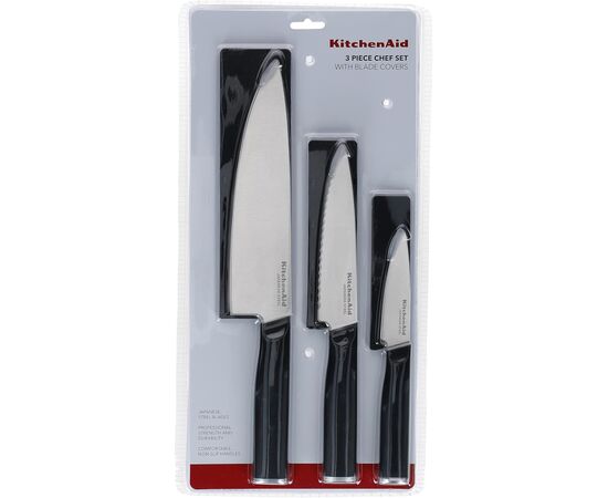 Набор ножей KitchenAid Classic з захисними чохлами, 3 предмети (KEG3PTHEOHOBA), изображение 8