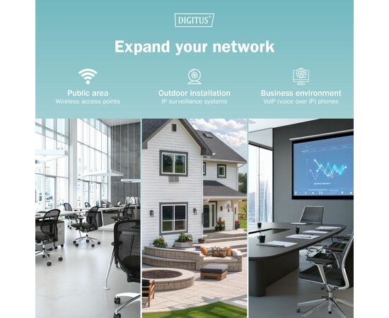 Адаптер PoE Digitus DN-95103-3, изображение 2