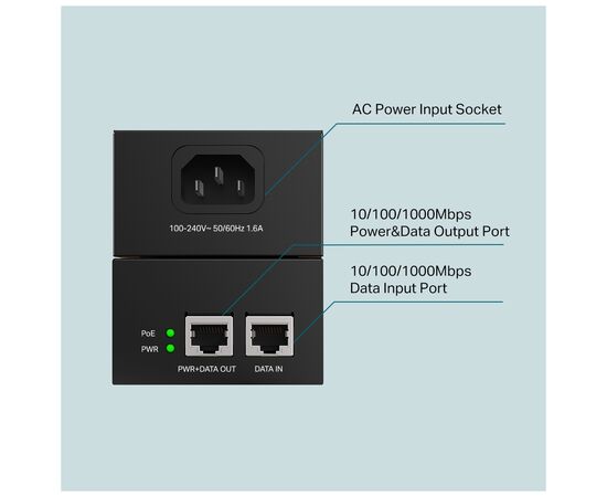 Адаптер PoE TP-Link POE170S, изображение 3