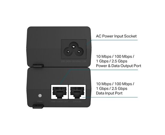 Адаптер PoE TP-Link POE260S, изображение 3