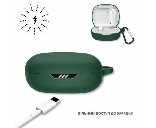 Чохол для навушників BeCover для JBL Wave Flex 2 Dark Green (715029), зображення 3