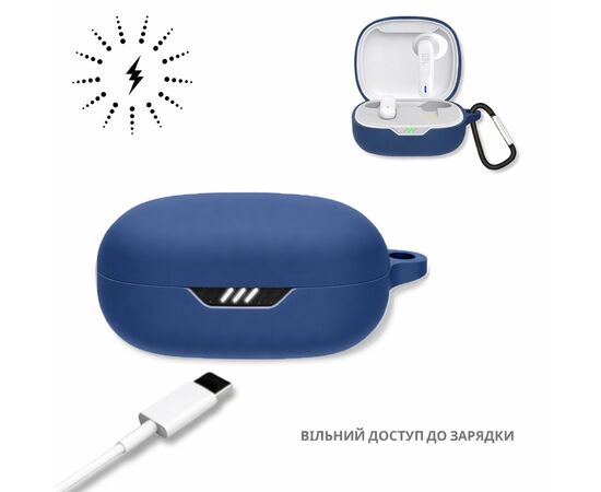 Чохол для навушників BeCover для JBL Wave Flex 2 Deep Blue (715028), зображення 3