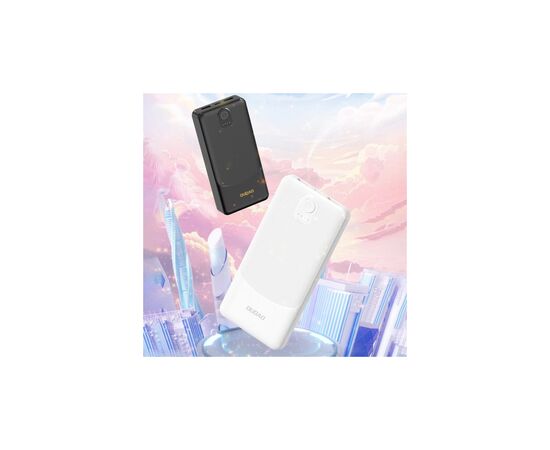 Батарея універсальна Dudao 10000mAh K10 12W, 2*USB-A, USB-C(IN), Black (6977196682164), зображення 2