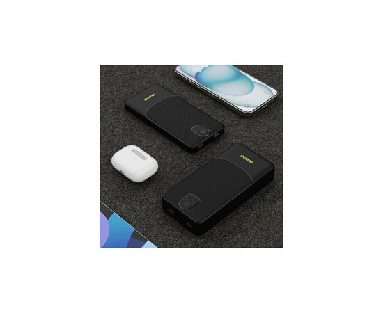 Батарея універсальна Dudao 10000mAh K10 12W, 2*USB-A, USB-C(IN), Black (6977196682164), зображення 5