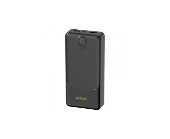 Батарея універсальна Dudao 10000mAh K10 12W, 2*USB-A, USB-C(IN), Black (6977196682164)