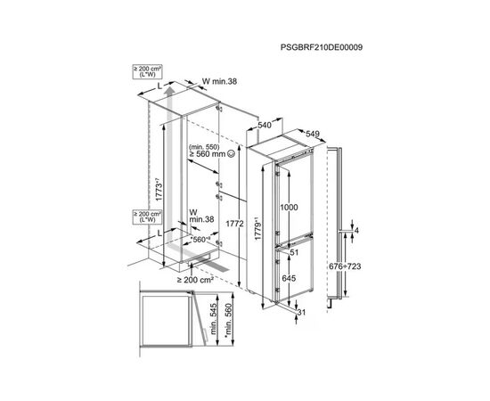 Холодильник Electrolux LNG7TE18S, зображення 10