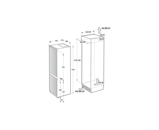 Холодильник Gorenje NRKI517E41, зображення 11