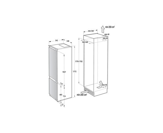 Холодильник Gorenje NRKI517E42, зображення 11