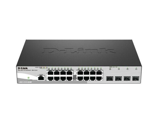 Комутатор мережевий D-Link DGS-1210-20/ME, зображення 2