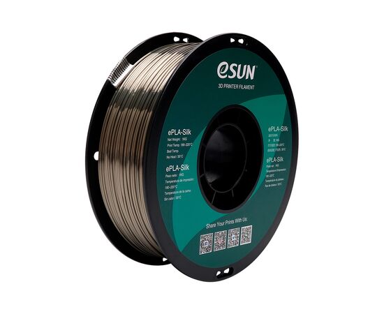 Пластик для 3D-принтера eSUN ePLA-Silk metal color, 1,75мм, 1кг, copper (ePLA-Silk-P175CO1)
