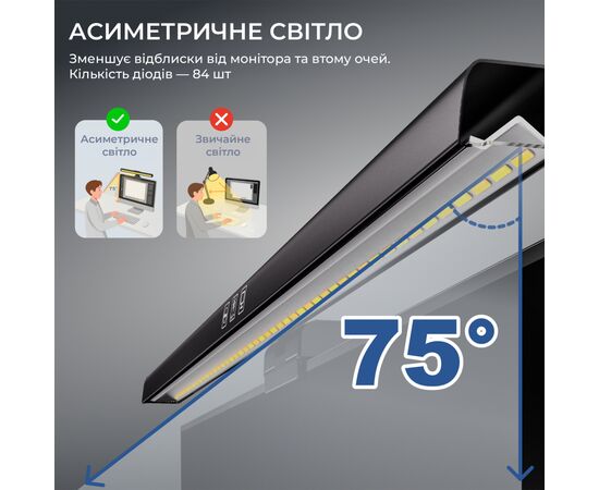 Настольная лампа OfficePro на монитор SL050B (SL050B), изображение 9