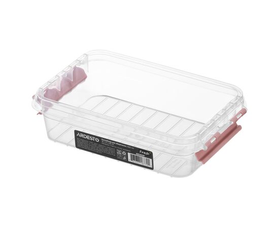 Пищевой контейнер Ardesto Fresh 0.52л, пластик, прямокутна, рожевий (AR1303P), изображение 4