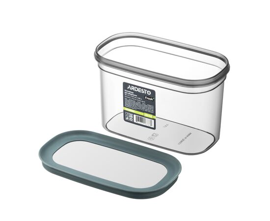 Пищевой контейнер Ardesto Fresh 1.55л, пластик, прямокутна, сірий (AR1309GG), изображение 3
