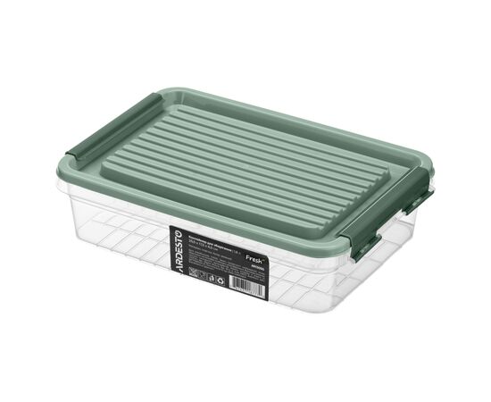 Пищевой контейнер Ardesto Fresh 1.8л, пластик, прямокутна, зелений (AR1305G)